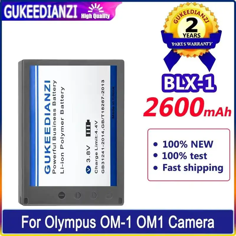 Для Olympus OM-1 Blx-1 2600 мАч надежный источник питания аккумулятор для камеры хорошая низкая температура
Для Olympus OM-1 Blx-1 2600 мАч надежный источник питания аккумулятор для камеры хорошая низкая температура