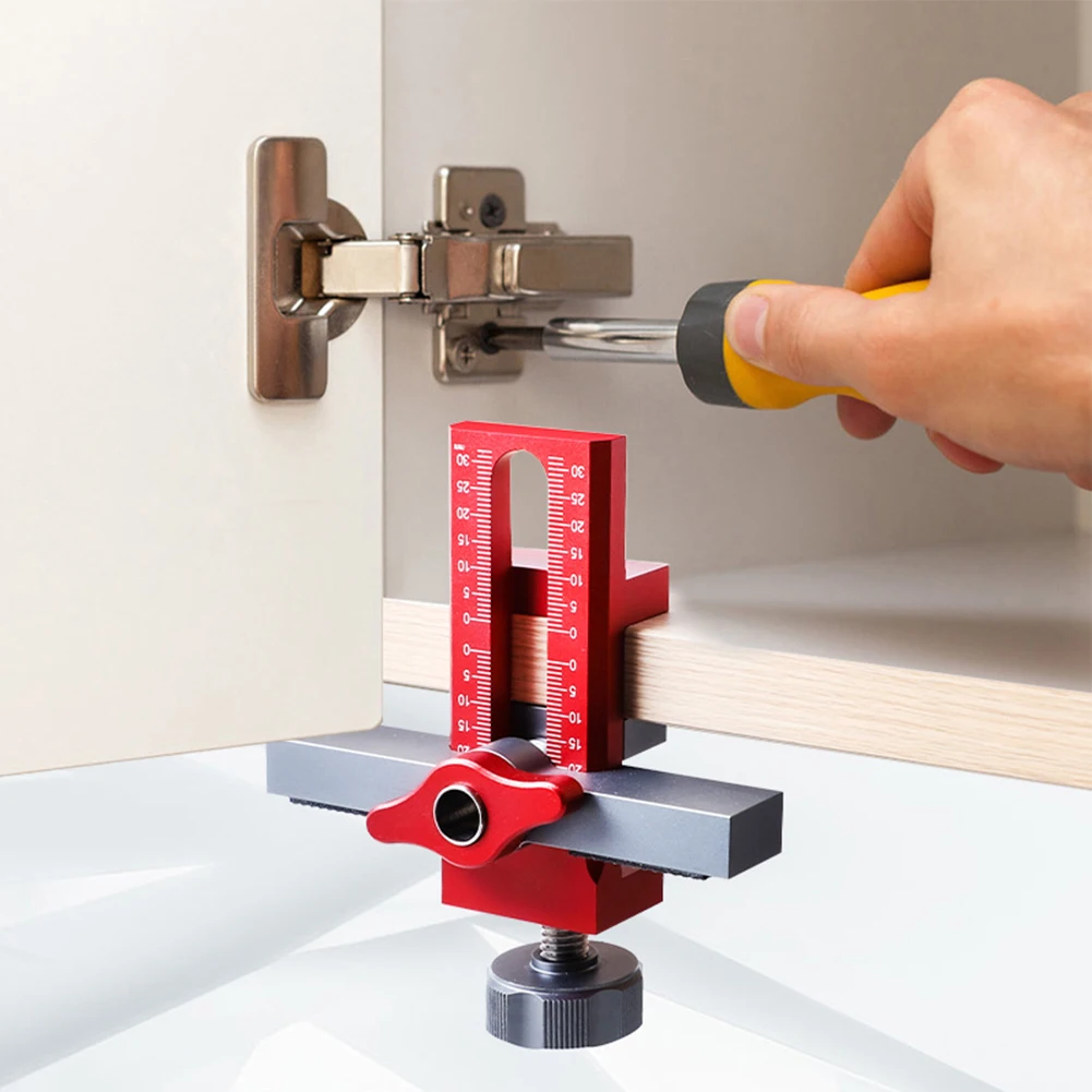 Cabinet Door Mounting Jig With Support Clamp Aluminum Alloy Fixture For Installing Cabinets Rebound Device Clamp With Drill Bit
Cabinet Door Mounting Jig With Support Clamp Aluminum Alloy Fixture For Installing Cabinets Rebound Device Clamp With Drill Bit