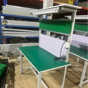Anti-static workbench Single-sided double-layer workshop Testing bench Maintenance work table with lamp Packing table Assembly
Anti-static workbench Single-sided double-layer workshop Testing bench Maintenance work table with lamp Packing table Assembly