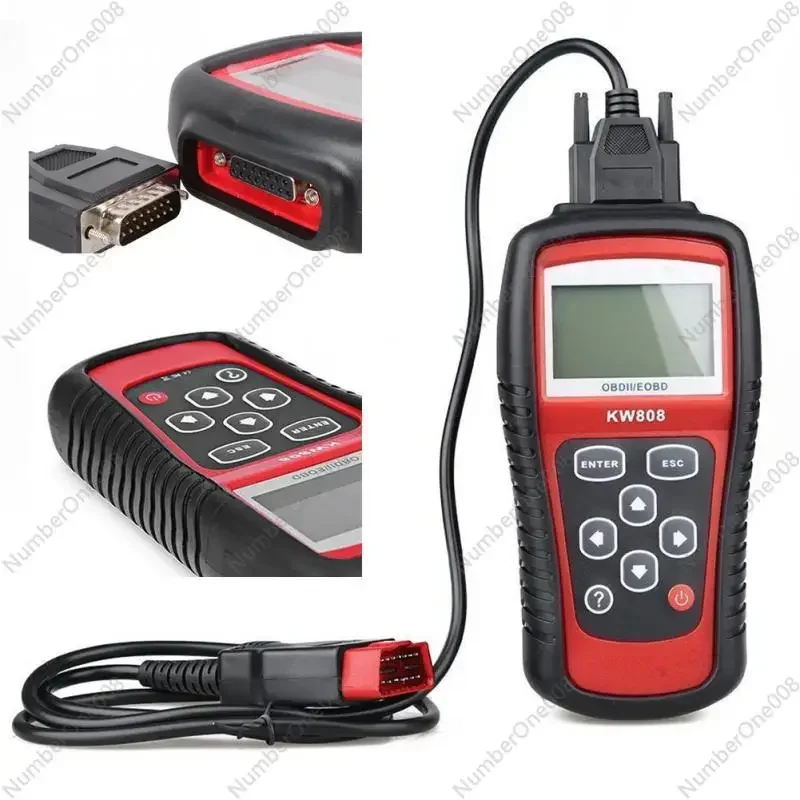 KW808 Universal Car OBDII EOBD Code Reader Scanner OBD2 Diagnosis Scan Tool OBD 2 II PK Maxiscan MS509 ODB Scaner
KW808 Universal Car OBDII EOBD Code Reader Scanner OBD2 Diagnosis Scan Tool OBD 2 II PK Maxiscan MS509 ODB Scaner