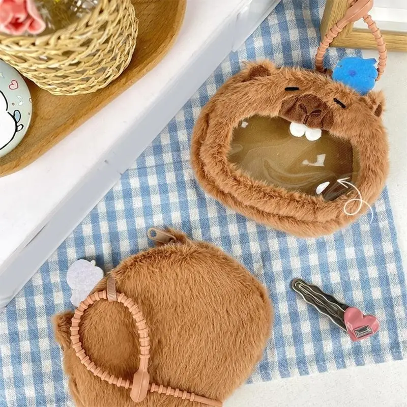 Capybara Cartoon Plush Change Purse Practical Zippered Pocket Portable Bag for Coin and Essential 20CA
Capybara Cartoon Plush Change Purse Practical Zippered Pocket Portable Bag for Coin and Essential 20CA