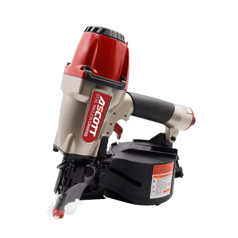 Ascott CN565B Coil Nailer 15 Degree Wire Welded Nail Gun 1-3/4" to 2-1/2" Siding Nailer Plastic Collated Roofing Nail Gun
Ascott CN565B Coil Nailer 15 Degree Wire Welded Nail Gun 1-3/4" to 2-1/2" Siding Nailer Plastic Collated Roofing Nail Gun