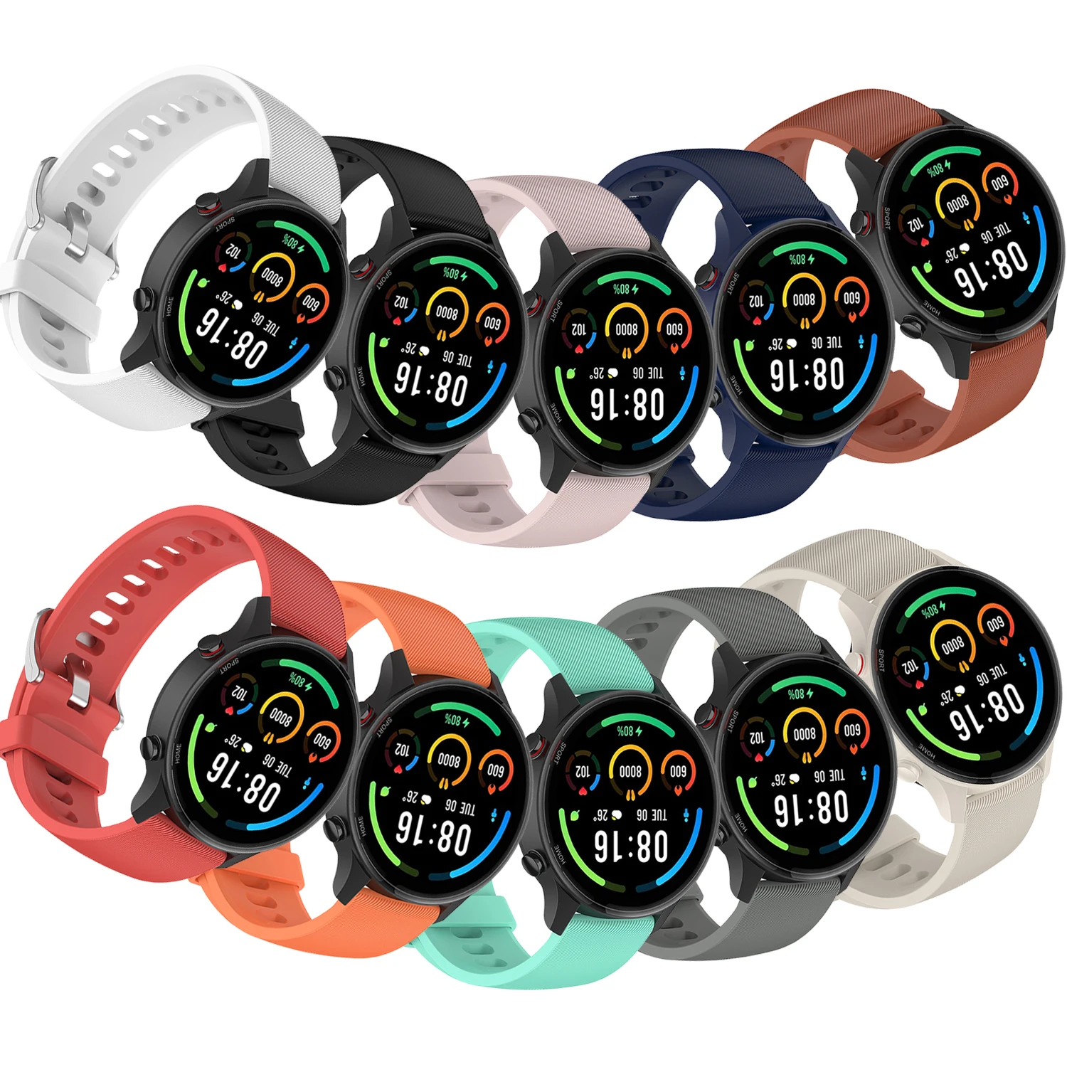 Мягкий силиконовый ремешок 22 мм для Xiaomi Mi Watch Color 2, спортивный ремешок для часов Xiaomi Watch S1 Active/Mi Watch Color Sports Correa
Мягкий силиконовый ремешок 22 мм для Xiaomi Mi Watch Color 2, спортивный ремешок для часов Xiaomi Watch S1 Active/Mi Watch Color Sports Correa