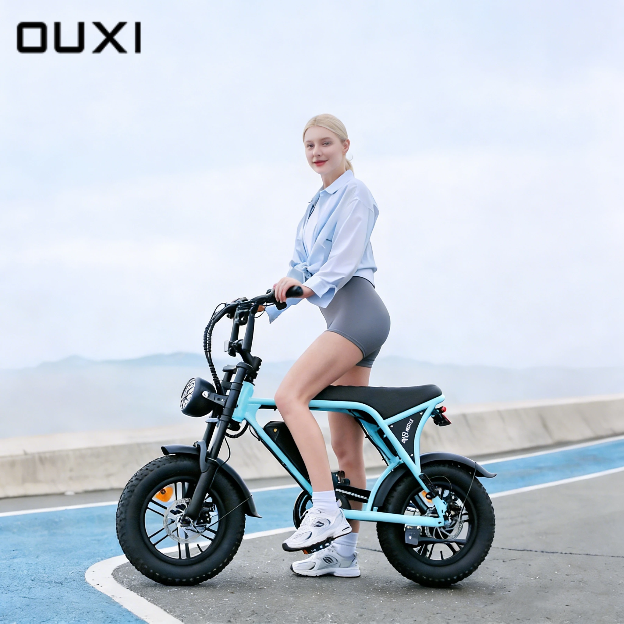 V8-Mini Compact Electric Mobility Scooter 500W BLDC 36V 10.4AH 16" Front Suspension Mountain Ebike for Commuting/Off-road Riding
V8-Mini Compact Electric Mobility Scooter 500W BLDC 36V 10.4AH 16" Front Suspension Mountain Ebike for Commuting/Off-road Riding