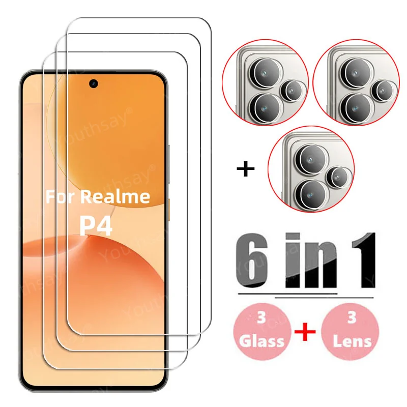 6in1 Full Gule Glass For Realme P4 Tempered Glass Realme P4 Screen Protector HD Protective Phone Camera Lens Film Realme P4
6in1 Full Gule Glass For Realme P4 Tempered Glass Realme P4 Screen Protector HD Protective Phone Camera Lens Film Realme P4