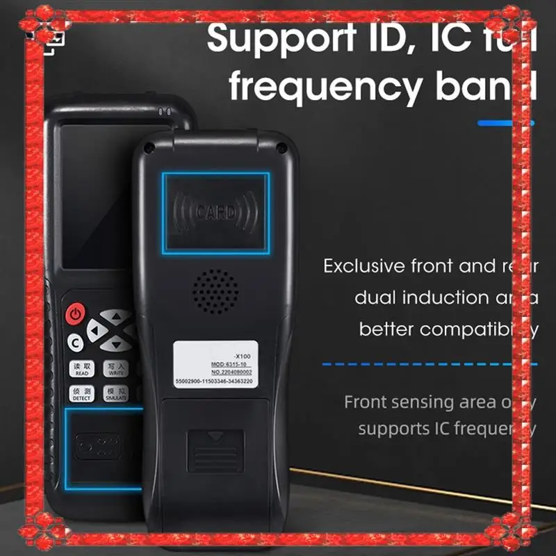 24-Hour Delivery X100 RFID NFC Smart Card Reader Writer +5XUID/CUID/T557 Keychain RFID Duplicator Programmer Encrypted ID IC Key
24-Hour Delivery X100 RFID NFC Smart Card Reader Writer +5XUID/CUID/T557 Keychain RFID Duplicator Programmer Encrypted ID IC Key