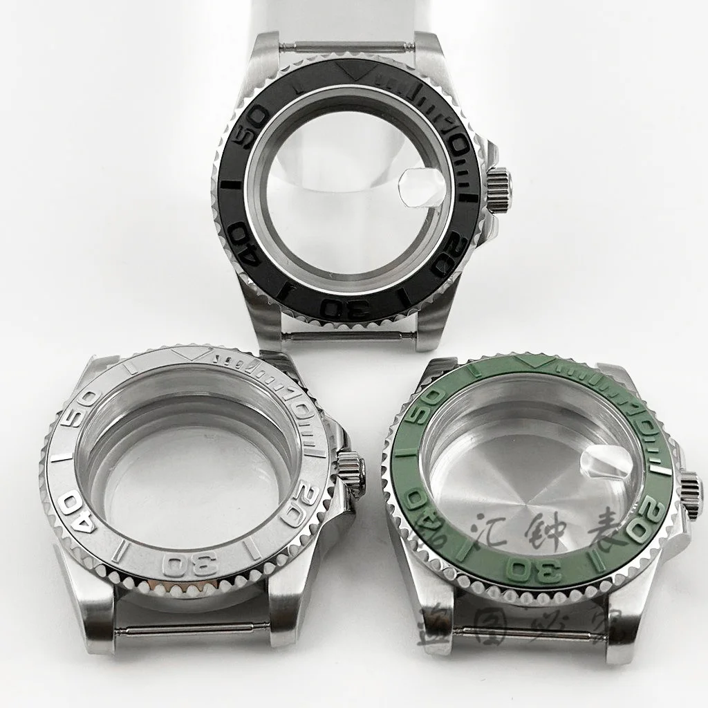 Waterproof 40MM Watch Case Sapphire Crystal Ceramic Insert Watch Case Fit NH34 NH35 NH36 NH38 ETA2824 PT5000 Movement 120 Clicks
Waterproof 40MM Watch Case Sapphire Crystal Ceramic Insert Watch Case Fit NH34 NH35 NH36 NH38 ETA2824 PT5000 Movement 120 Clicks