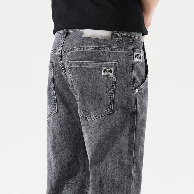 Spring Summer Men's Trousers Straight Elastic Cotton Business Jeans Denim Pants Regular Fit Classic Style Normcore Minimalist
Spring Summer Men's Trousers Straight Elastic Cotton Business Jeans Denim Pants Regular Fit Classic Style Normcore Minimalist