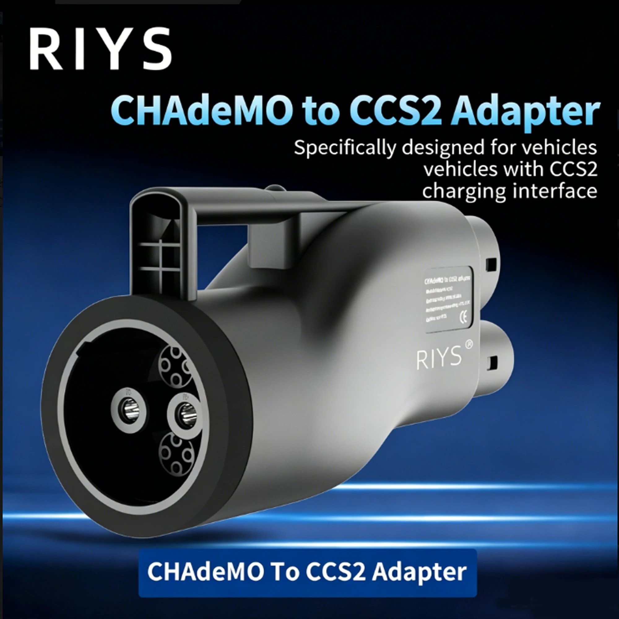 RIYS CHAdeMO to CCS2 EV Charging Adapter 250A 250KW 1000V Fast DC Chademo to CCS Combo 2 Electric Vehicle Charging Converter
RIYS CHAdeMO to CCS2 EV Charging Adapter 250A 250KW 1000V Fast DC Chademo to CCS Combo 2 Electric Vehicle Charging Converter