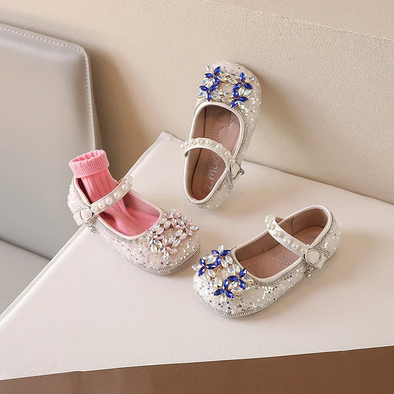 Children's Leather Shoes Luxury Sequins Ballet Flats for Girls Elegant Versatile Kids Fashion Princess Wedding Party Flat Shoes
Children's Leather Shoes Luxury Sequins Ballet Flats for Girls Elegant Versatile Kids Fashion Princess Wedding Party Flat Shoes
