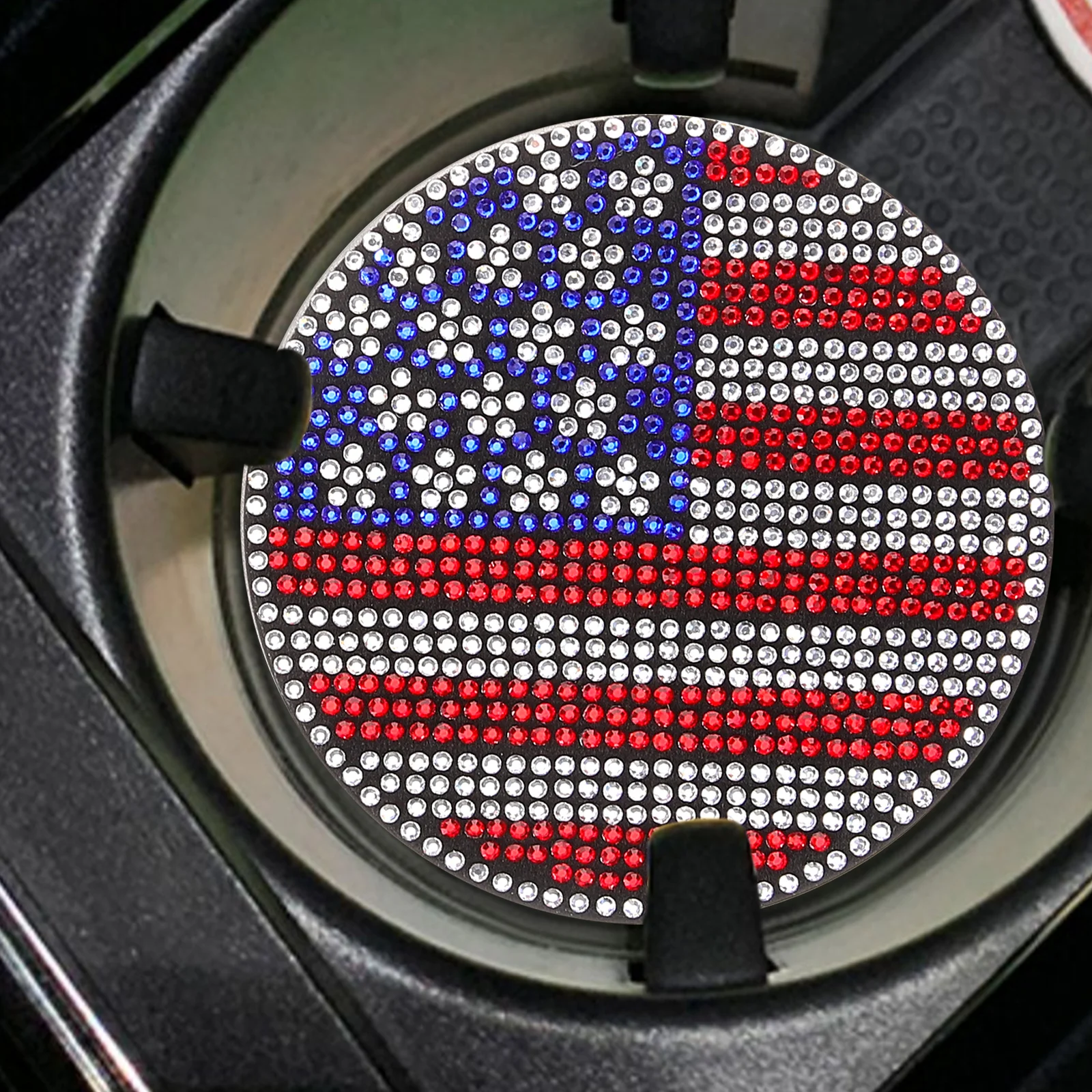 2Pcs Car Coasters Rhinestone Anti- Holder Mats Drink Coaster Heat Resistant Plastic Coasters for Drinks
2Pcs Car Coasters Rhinestone Anti- Holder Mats Drink Coaster Heat Resistant Plastic Coasters for Drinks