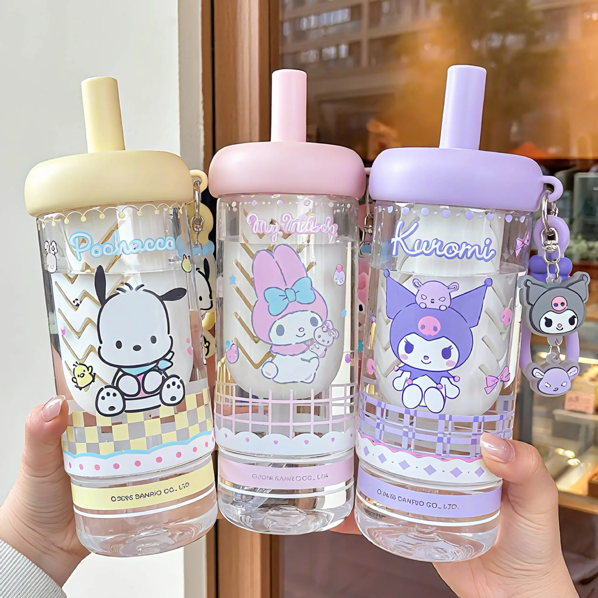 Sanrio Hello Kitty cartoon pocket tritan cup cute drinking straw water cup for girls anime accessories kuromi kawaii
Sanrio Hello Kitty cartoon pocket tritan cup cute drinking straw water cup for girls anime accessories kuromi kawaii