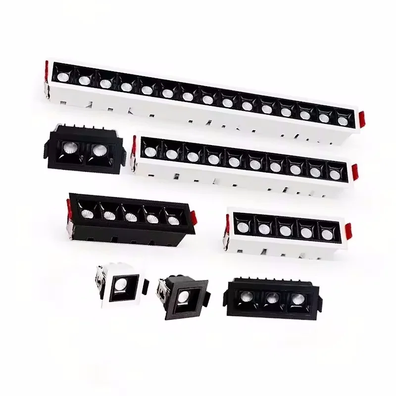 Dimmable Recessed Ceiling COB Spot Led Down light Grille Light 110V 220V Indoor lighting Square Led Linear Light
Dimmable Recessed Ceiling COB Spot Led Down light Grille Light 110V 220V Indoor lighting Square Led Linear Light