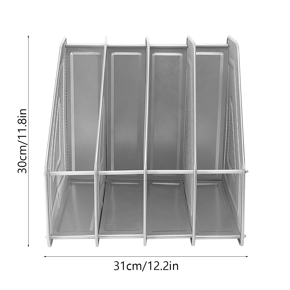 File Rack 4 Slot Document Organizer Compartment Notebooks Desktop Documents Folder Storage Cabinet
File Rack 4 Slot Document Organizer Compartment Notebooks Desktop Documents Folder Storage Cabinet