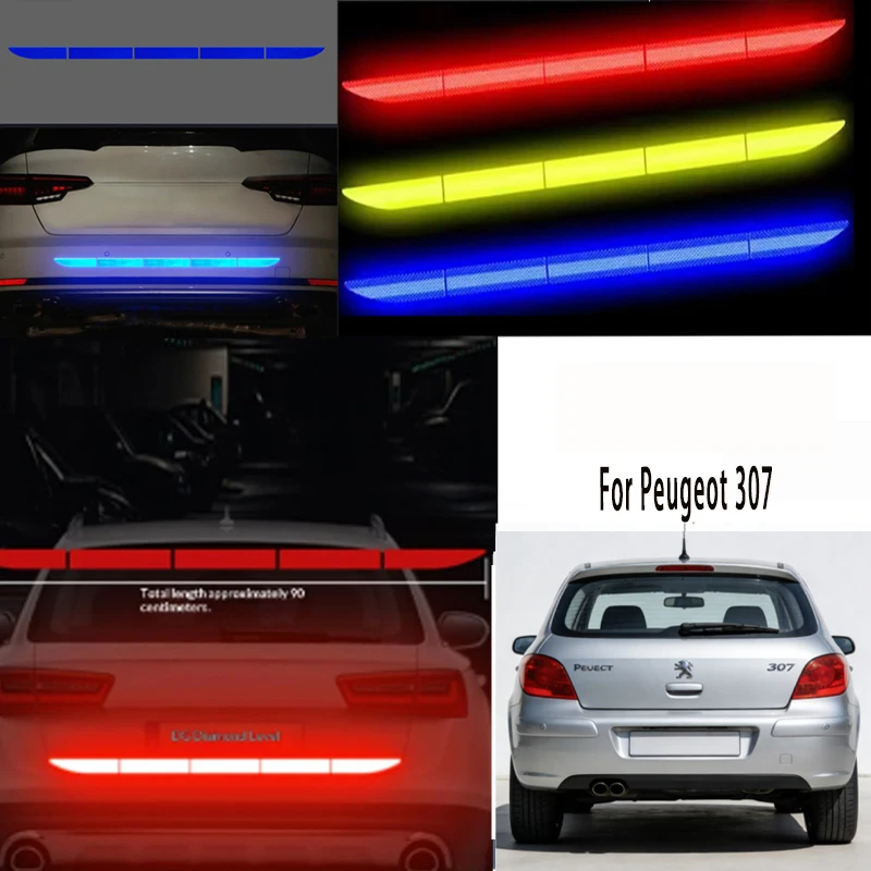 Для Peugeot 307, 1 шт., светоотражающая предупреждающая лента для багажника, универсальная защитная наклейка-отражатель для бампера, предотвращающая столкновения, для автомобиля
Для Peugeot 307, 1 шт., светоотражающая предупреждающая лента для багажника, универсальная защитная наклейка-отражатель для бампера, предотвращающая столкновения, для автомобиля