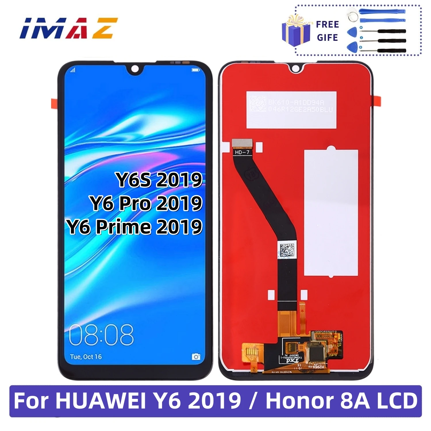 High Quality For Huawei Y6 2019 Y6S Y6 Prime 2019 Y6 Pro 2019 MRD-LX1f LX1 LX3 LCD Display Touch Screen For Honor 8A LCD Parts
High Quality For Huawei Y6 2019 Y6S Y6 Prime 2019 Y6 Pro 2019 MRD-LX1f LX1 LX3 LCD Display Touch Screen For Honor 8A LCD Parts