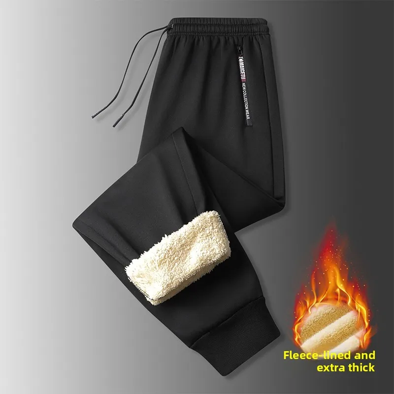2025 Winter Thiened Fce Men's Casual Sports Pants Dstring Lamb Velvet Trousers Elastic Waist Daily Wear Polyester Fiber
2025 Winter Thiened Fce Men's Casual Sports Pants Dstring Lamb Velvet Trousers Elastic Waist Daily Wear Polyester Fiber