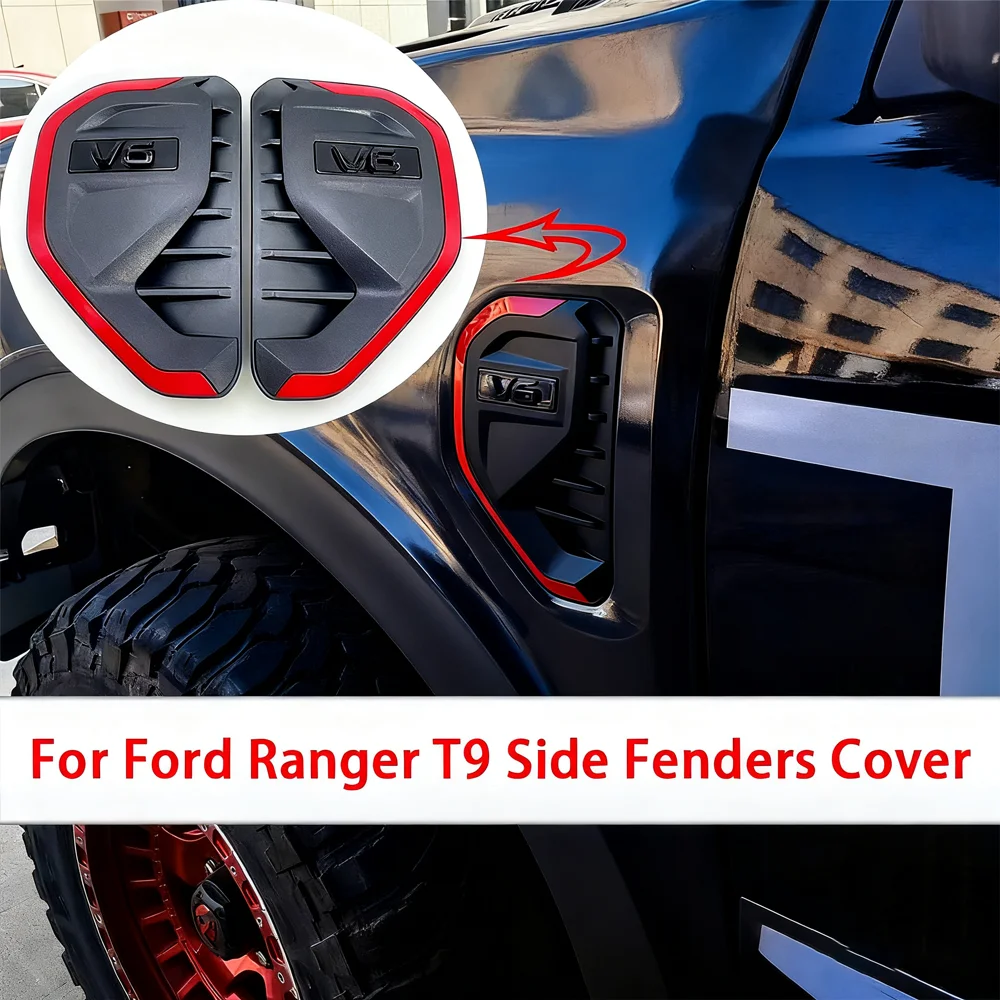 Car Leaf Board Panel Cover Decorative Trim ABS Car Body Sticker Front Engine For Ford Ranger T9 2023-2024 Exterior Accessories
Car Leaf Board Panel Cover Decorative Trim ABS Car Body Sticker Front Engine For Ford Ranger T9 2023-2024 Exterior Accessories