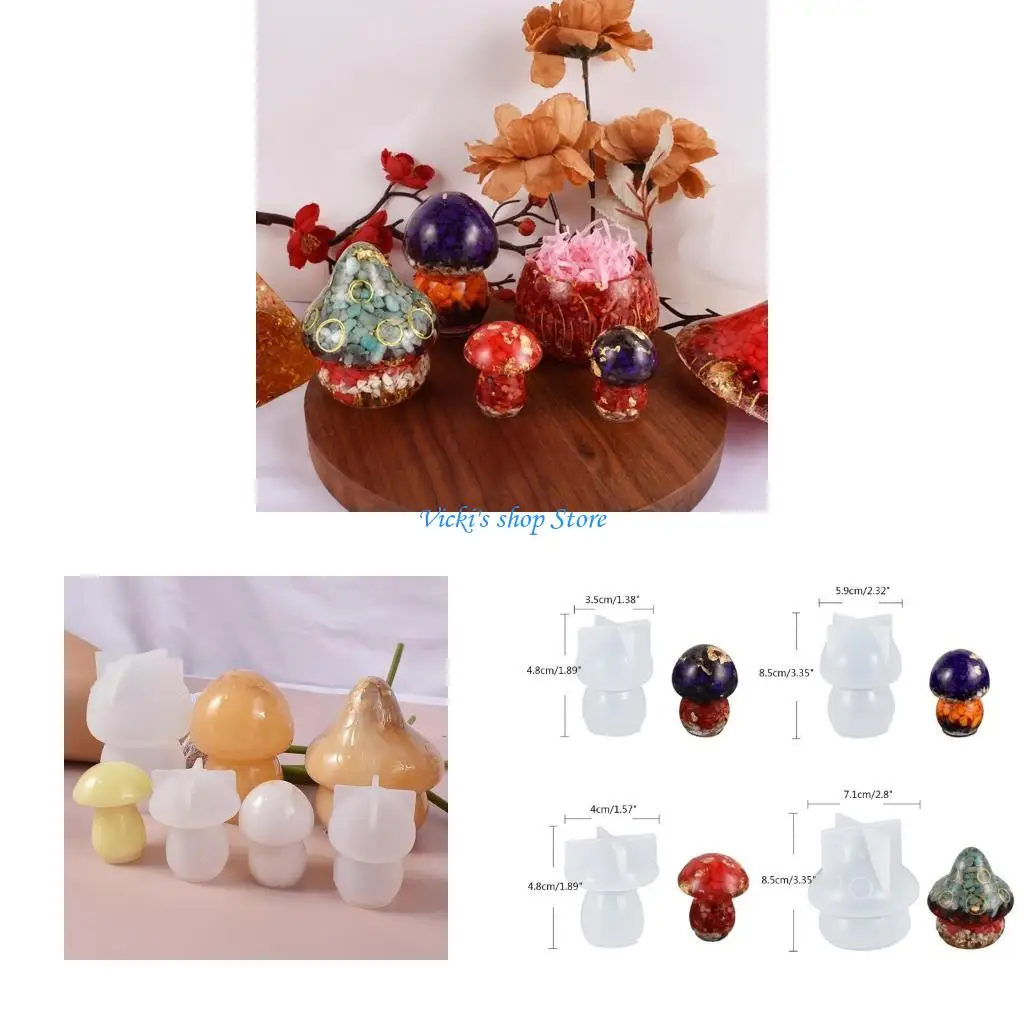 4x Mushroom Mold Silicone Art Soap Mold for Home Table Decorations Making
4x Mushroom Mold Silicone Art Soap Mold for Home Table Decorations Making
