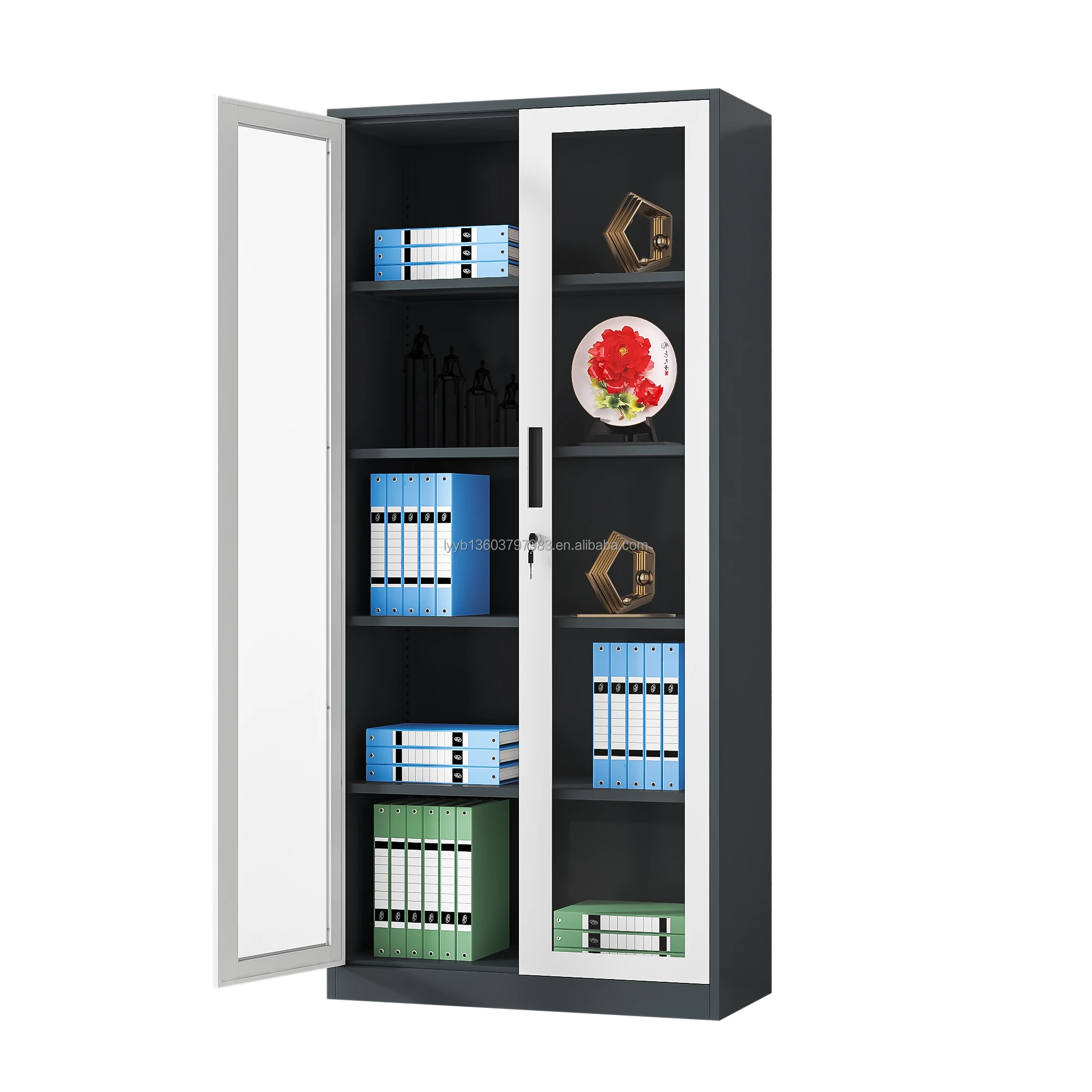 Office 2 Glass Door File Cabinet Steel Cabinet
Office 2 Glass Door File Cabinet Steel Cabinet