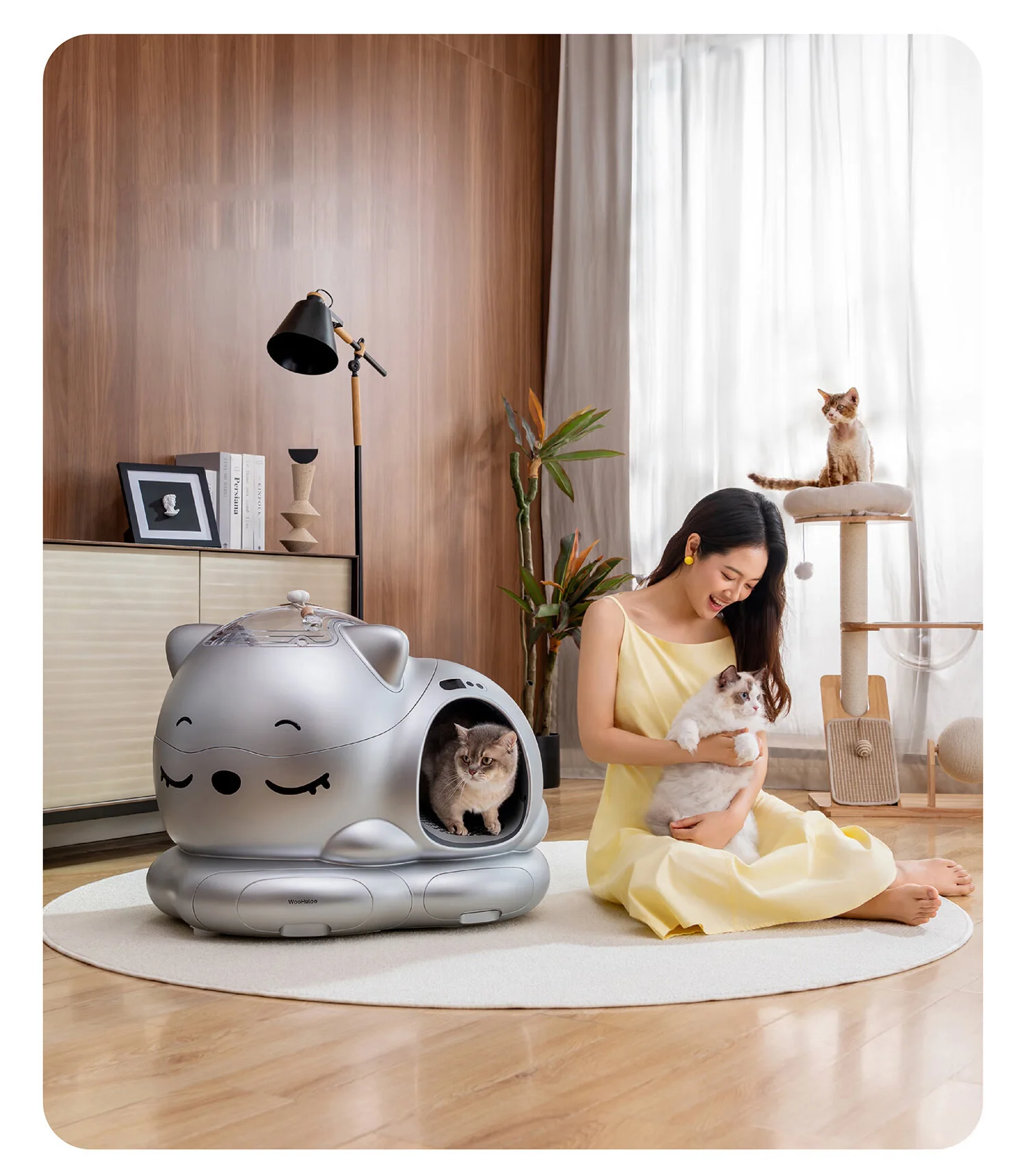 Innovative Automatic Smart Cat Litter Box Self-Cleaning Feature Waste Separation 80L Large Capacity Eco-Friendly ABS Plastic
Innovative Automatic Smart Cat Litter Box Self-Cleaning Feature Waste Separation 80L Large Capacity Eco-Friendly ABS Plastic