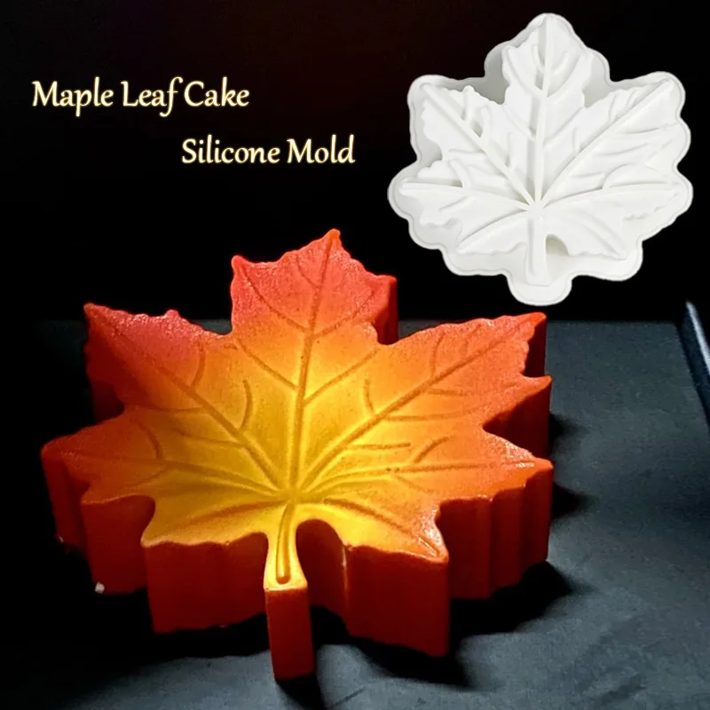 3D Maple Leaf Mousse Cake Mold Leaf Chocolate Silicone Mold DIY Qi Feng Cake Baking Tool
3D Maple Leaf Mousse Cake Mold Leaf Chocolate Silicone Mold DIY Qi Feng Cake Baking Tool