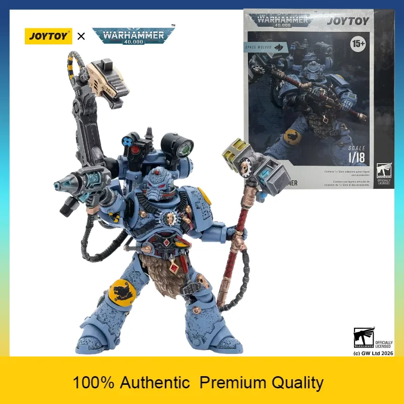 JOYTOY Warhammer 40K Space Wolves Iron Priest Jorin Fellhammer 1/18 Scale Action Figure Articulated Collectible Model Toy
JOYTOY Warhammer 40K Space Wolves Iron Priest Jorin Fellhammer 1/18 Scale Action Figure Articulated Collectible Model Toy