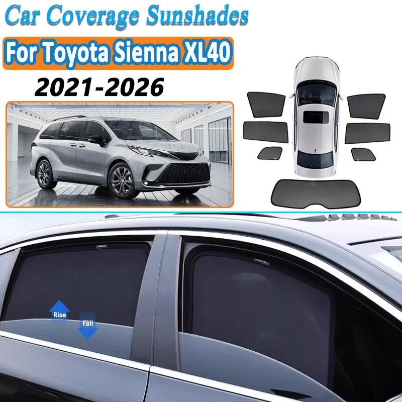 Car Mesh Shades For Toyota Sienna XL40 2021-2026 Window Sunshades Sunscreen Privacy Curtains Auto Accessories Sun Visor Mosquito
Car Mesh Shades For Toyota Sienna XL40 2021-2026 Window Sunshades Sunscreen Privacy Curtains Auto Accessories Sun Visor Mosquito