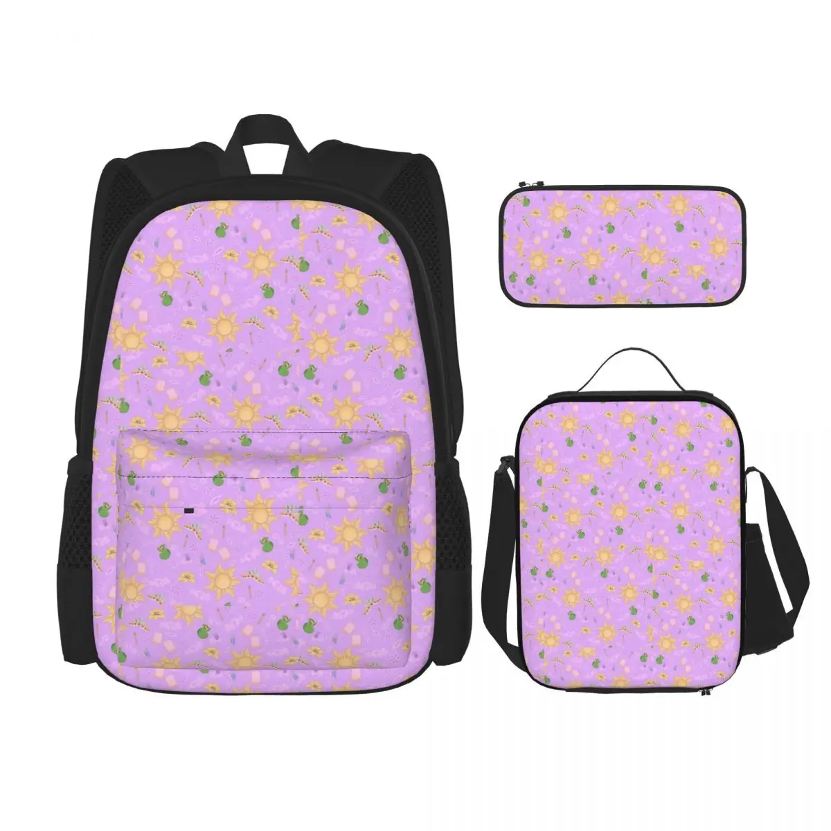 Rapunzel Pattern Backpacks Kids Bookbag School Bags Rucksack Lunch Bag Pen Bag Three-Piece Set
Rapunzel Pattern Backpacks Kids Bookbag School Bags Rucksack Lunch Bag Pen Bag Three-Piece Set