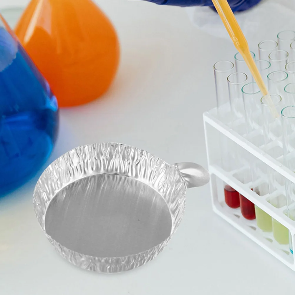100pcs Aluminum Weighing Dishes 90Mm Lab Weigh Boats With Handle For Powder Liquid Measurement Scale Accessories Disposable
100pcs Aluminum Weighing Dishes 90Mm Lab Weigh Boats With Handle For Powder Liquid Measurement Scale Accessories Disposable