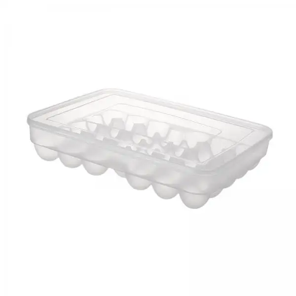 PP Material Egg Holder Box Stackable Egg Tray with Cover for Countertop Refrigerator Kitchen
PP Material Egg Holder Box Stackable Egg Tray with Cover for Countertop Refrigerator Kitchen