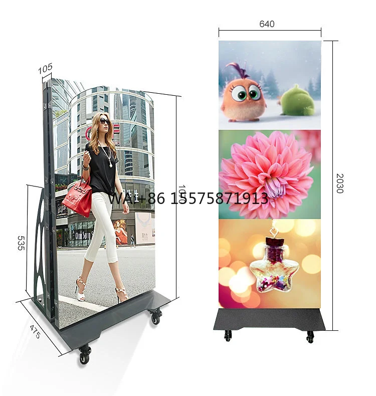 GOB P2.5 P1.86 P1.53 P1.2 Напольный светодиодный постер Складной Крытый коммерческий рекламный светодиодный экран плаката
GOB P2.5 P1.86 P1.53 P1.2 Напольный светодиодный постер Складной Крытый коммерческий рекламный светодиодный экран плаката