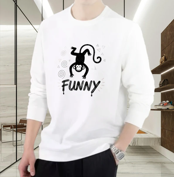 T shirt for men autumn Bsketball Basic Crewneck Long sleeves Graphic tee Monkey Funny Harajuku Tops Printed t shirt jerseys High
T shirt for men autumn Bsketball Basic Crewneck Long sleeves Graphic tee Monkey Funny Harajuku Tops Printed t shirt jerseys High