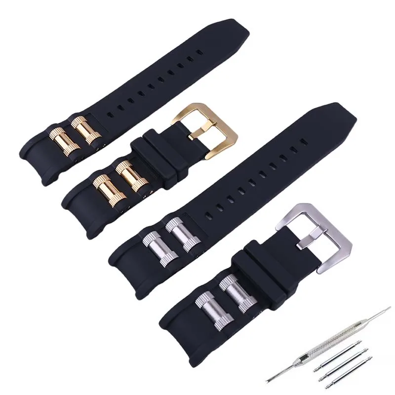 Men's Rubber watch strap accessories compatible for Invicta Russian Professional Diver wristband metal particle bracelet 26mm
Men's Rubber watch strap accessories compatible for Invicta Russian Professional Diver wristband metal particle bracelet 26mm