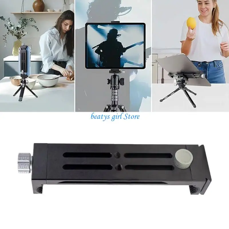 C7AB Aluminum Tablet Clamp Adapters Universal Tablet Holder Clamp With 1/4 Thread
C7AB Aluminum Tablet Clamp Adapters Universal Tablet Holder Clamp With 1/4 Thread