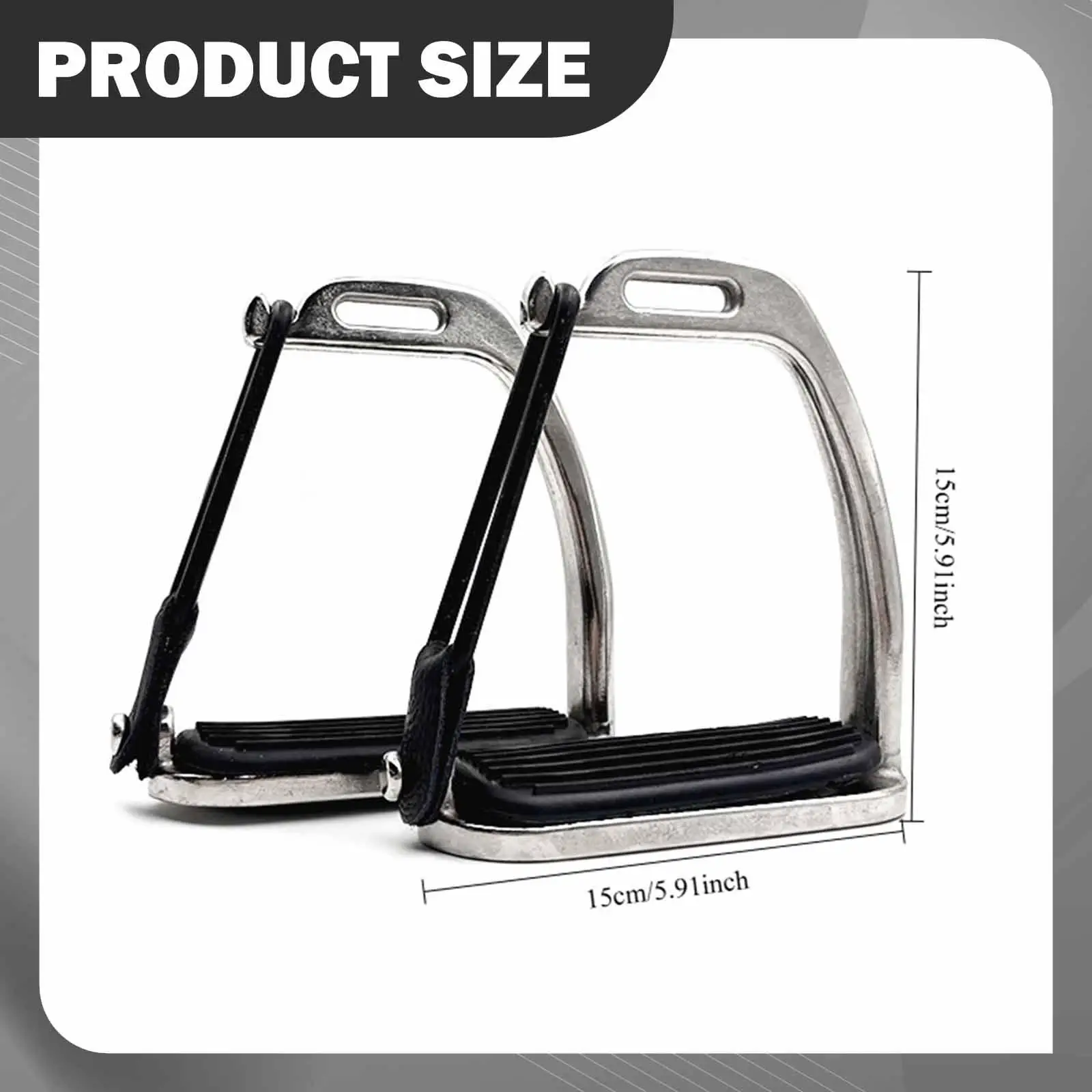 Durable Iron Equestrian Stirrups Safety Footrest Saddle Accessory Professional Riding Equipment for Outdoor Events
Durable Iron Equestrian Stirrups Safety Footrest Saddle Accessory Professional Riding Equipment for Outdoor Events