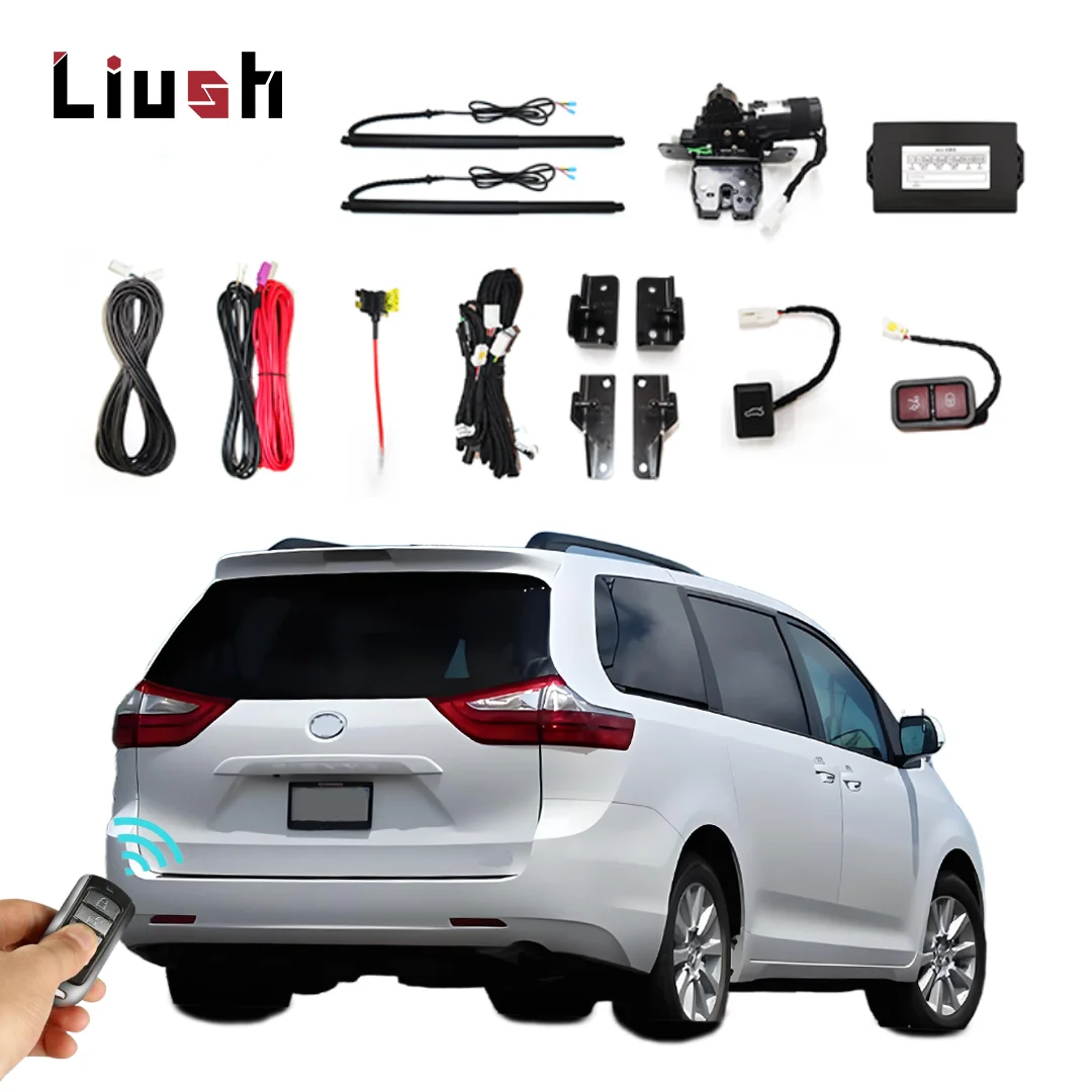 Автоматический электрический подъемник задней двери (багажника) Liush для Toyota Sienna 2012-2020 с датчиком открывания ногой, запчасти для кузова автомобиля
Автоматический электрический подъемник задней двери (багажника) Liush для Toyota Sienna 2012-2020 с датчиком открывания ногой, запчасти для кузова автомобиля