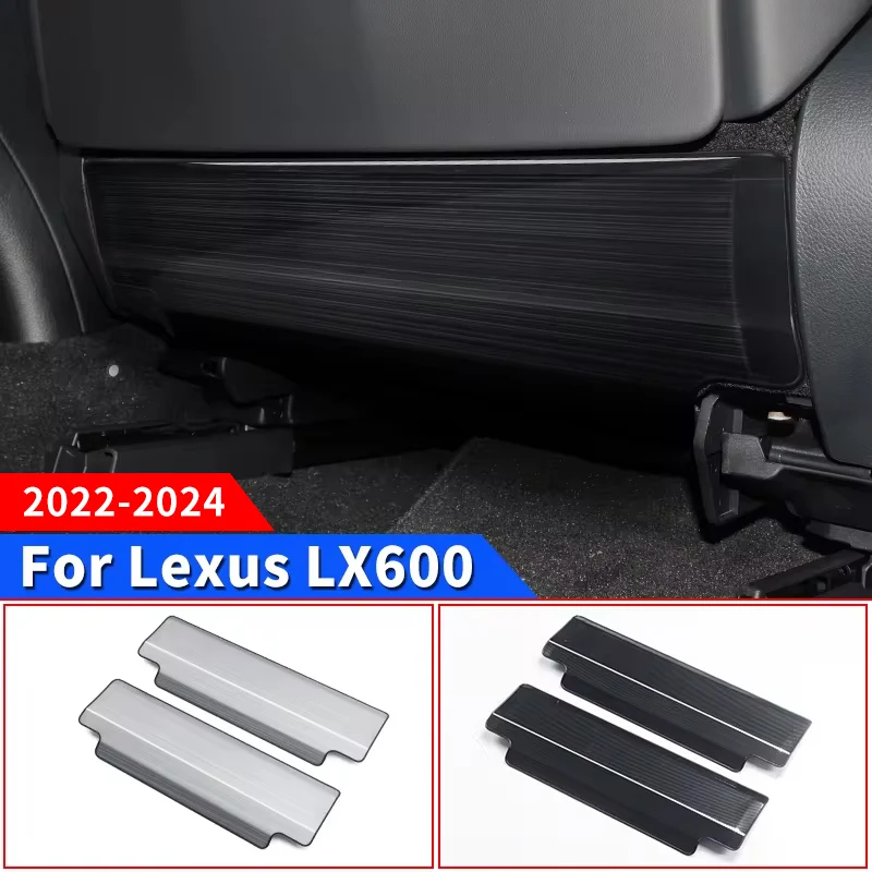Для Lexus LX600 Lx500d модификация защитной пластины сидения из нержавеющей стали, 2022 2023 внутренние задние декоративные аксессуары
Для Lexus LX600 Lx500d модификация защитной пластины сидения из нержавеющей стали, 2022 2023 внутренние задние декоративные аксессуары