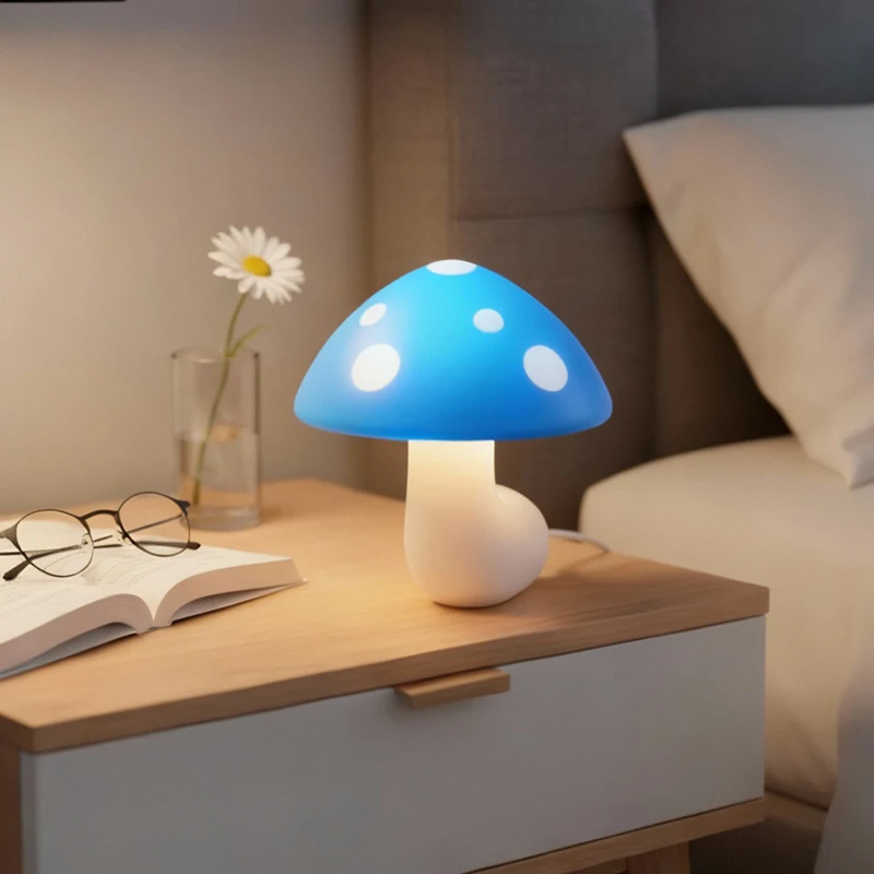 1/2/3Pcs Mushroom LED Night Light Creative Plug-in Room Lamp with Light-sensing Switch Automatically Turn on When It Gets Dark
1/2/3Pcs Mushroom LED Night Light Creative Plug-in Room Lamp with Light-sensing Switch Automatically Turn on When It Gets Dark