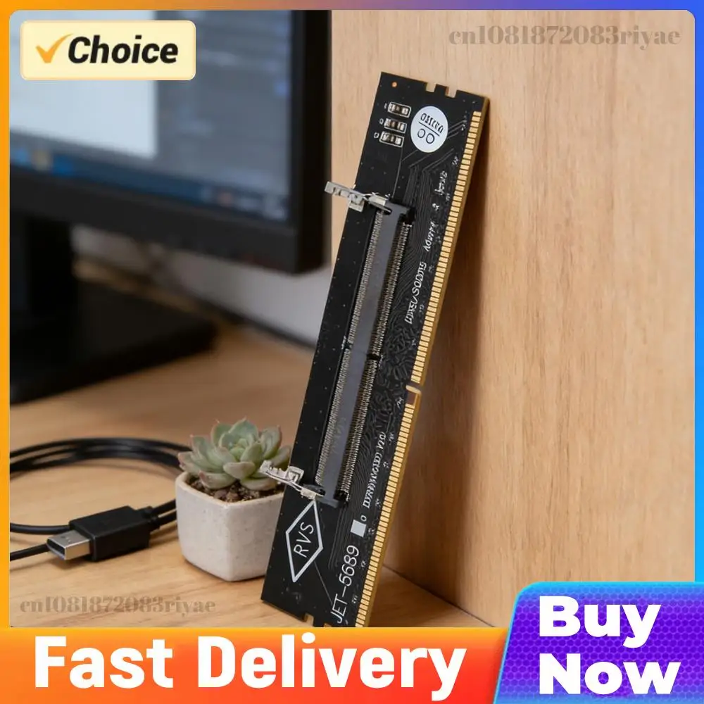 DDR5 Laptop To Desktop 5th Generation UDIMM Adapter Card Multi-Purpose Memory RAM Connector for PC Computer DIY Accessory
DDR5 Laptop To Desktop 5th Generation UDIMM Adapter Card Multi-Purpose Memory RAM Connector for PC Computer DIY Accessory