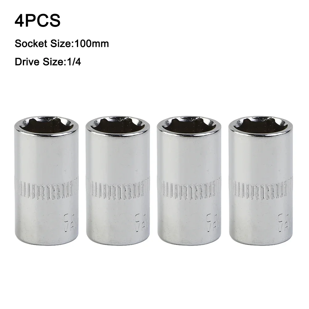 1/4" Head 1/4" Head 6 Point Socket Set Anti-rust DIY Automotive Repairs Hex Keys Socket Ratchet Socket
1/4" Head 1/4" Head 6 Point Socket Set Anti-rust DIY Automotive Repairs Hex Keys Socket Ratchet Socket
