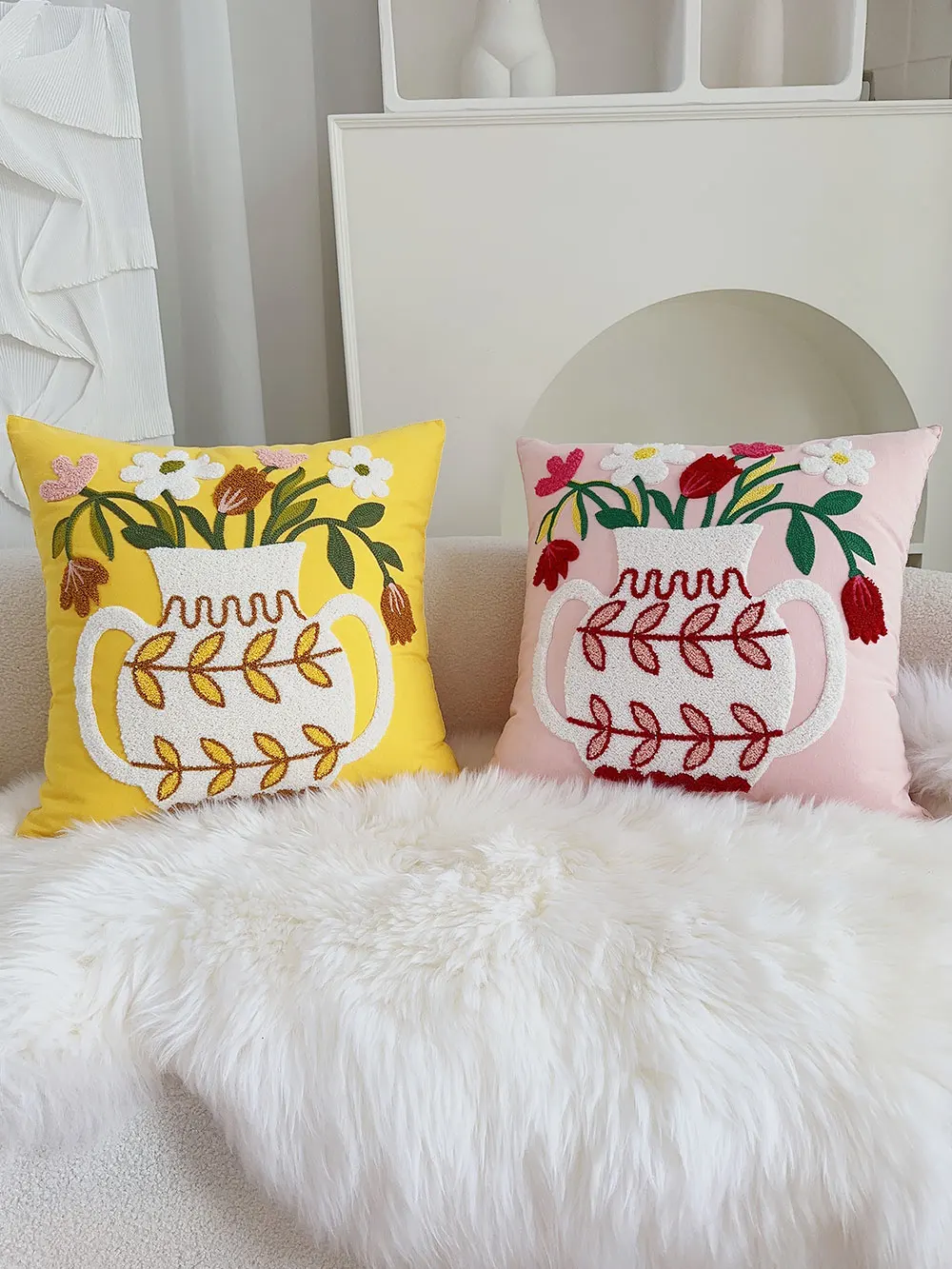 Nordic Sle Floral Pattern Pure Cotton Pillowcase for Sofa Living Room Bedroom Home Stay Guest House Decorative Cuion Cover
Nordic Sle Floral Pattern Pure Cotton Pillowcase for Sofa Living Room Bedroom Home Stay Guest House Decorative Cuion Cover