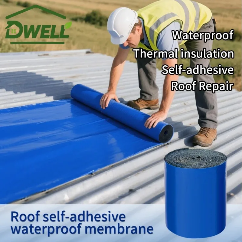 Strong Adhesive Waterproof Roof Repair Tape Self Adhesive Leak Seal Tape High Temperature Resistant for Metal Roof House Repair
Strong Adhesive Waterproof Roof Repair Tape Self Adhesive Leak Seal Tape High Temperature Resistant for Metal Roof House Repair