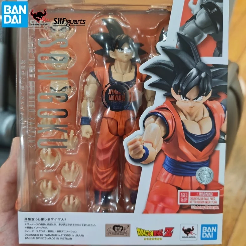 New Hot Bandai S.H.Figuarts Dragon Ball Z Son Goku The Kind-Hearted Saiyan Action Figure With 3 Faces 5 Pairs Of Hands Toys
New Hot Bandai S.H.Figuarts Dragon Ball Z Son Goku The Kind-Hearted Saiyan Action Figure With 3 Faces 5 Pairs Of Hands Toys