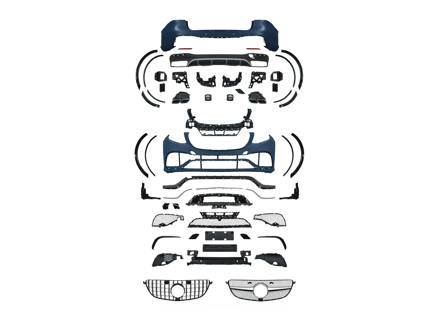 For GLE63 W166 2015-2019 Factory Direct Plastic GLE63 Look Wide Body Conversion Kit
For GLE63 W166 2015-2019 Factory Direct Plastic GLE63 Look Wide Body Conversion Kit