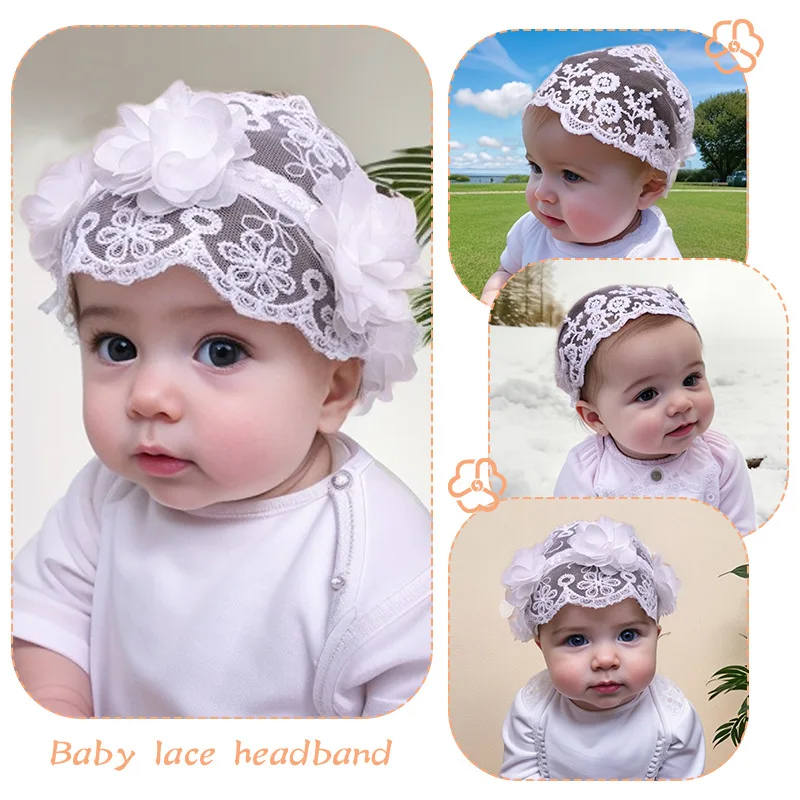 Lace Embroidery Flower Baby Headband Korean Floral Mesh Girl Hair Bands Princess Headwear Newborn Photography Props
Lace Embroidery Flower Baby Headband Korean Floral Mesh Girl Hair Bands Princess Headwear Newborn Photography Props