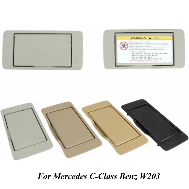 For Mercedes C-Class Benz W203 Sun Visor Shade Mirror Cover Interior Makeup Mirror Cosmetic Mirror Cover Black Beige A2038102110
For Mercedes C-Class Benz W203 Sun Visor Shade Mirror Cover Interior Makeup Mirror Cosmetic Mirror Cover Black Beige A2038102110