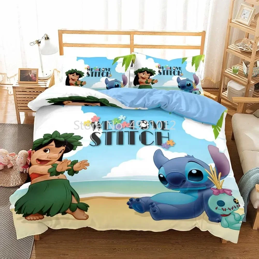 Anime Cartoon Lilo & Stitch Bedding Sets Luxury Anime Duvet Cover Set Home Textiles Kids Children Teen Bedspread Bedroom Decor
Anime Cartoon Lilo & Stitch Bedding Sets Luxury Anime Duvet Cover Set Home Textiles Kids Children Teen Bedspread Bedroom Decor