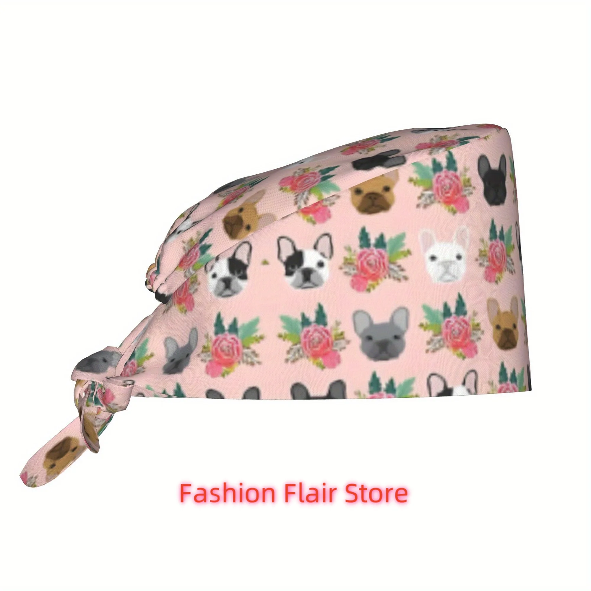 French Bulldog Face Cap - Cute Pink Dog with Frenchie Ears & Face, Adjustable Lightweight Work Cap with Lace-Up Closure, Uniform
French Bulldog Face Cap - Cute Pink Dog with Frenchie Ears & Face, Adjustable Lightweight Work Cap with Lace-Up Closure, Uniform