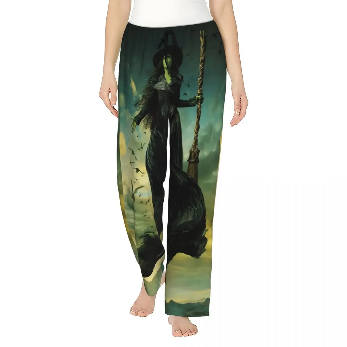 Брюки для отдыха Elphaba Wicked For Good Girl's, эластичные пижамные брюки, домашние штаны для сна
Брюки для отдыха Elphaba Wicked For Good Girl's, эластичные пижамные брюки, домашние штаны для сна